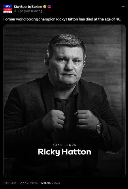 Encuentran muerto a excampeón en Inglaterra; el gran gesto del City