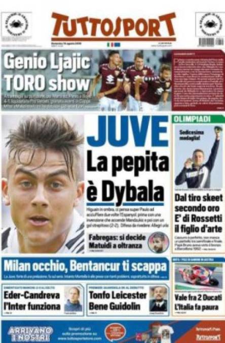 En Italia hablan sobre Dybala, el crack argentino de la Juve.