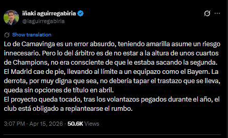 Enfado en Real Madrid por lo que pasó vs Bayern; recibe burlas tras eliminación