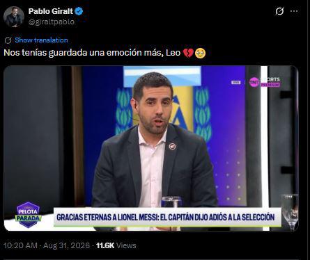 Revuelo tras retiro de Messi de la Selección: Infantino reacciona y deja mensaje