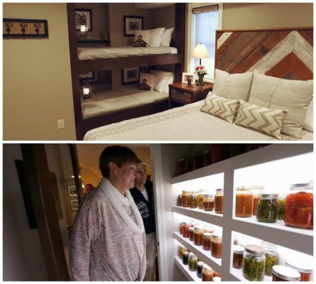 El actor también le acomodó la recamara para que sus nietos duerman junto a ella si así lo necesita. La alacena también fue otra de las mejorías que hizo en la casa.