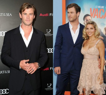 Chris Hemsworth perdió los músculos