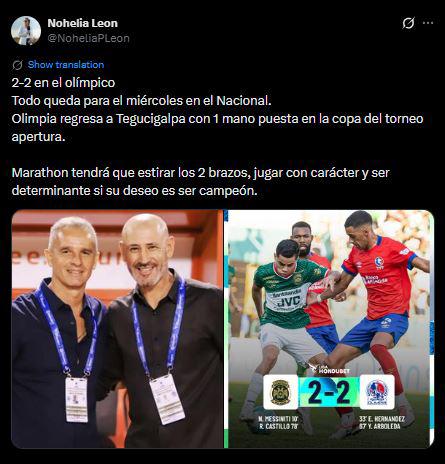 Revuelo tras final de ida Marathón vs Olimpia y señalan polémica acción