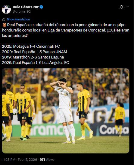 'Burla' a Real España y prensa no perdona tras humillante 1-6; famoso reacciona