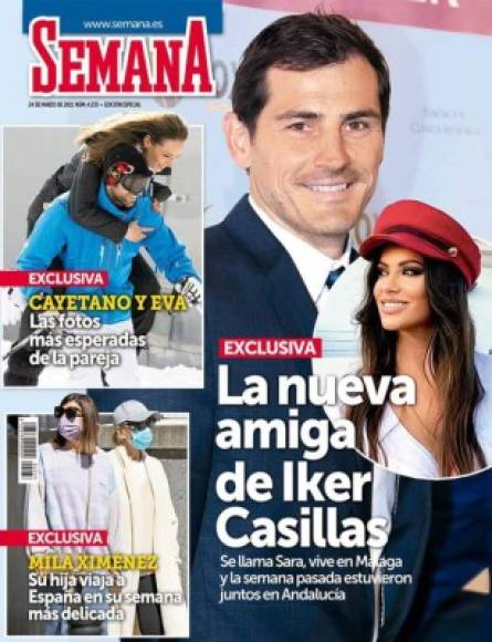 La revista Semana fue la encargada de señalar que Casillas podría tener algo con la cantante tras el final de su relación con Sara Carbonero.