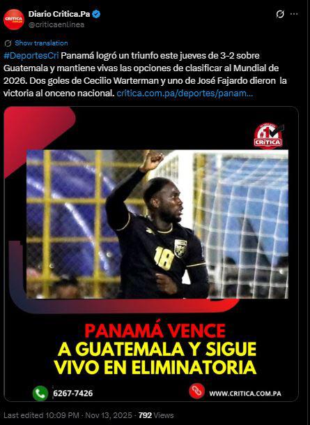 Revuelo en Panamá y Chepe Bomba deja mensaje a Guatemala tras eliminación