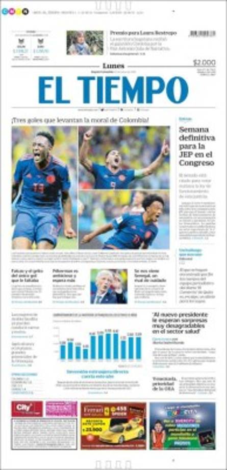 El Tiempo de Colombia.