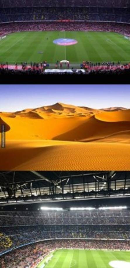 Impresionantes imágenes del Camp Nou contra el Valencia.