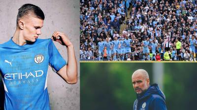 Prensa inglesa ha revelado la lista de jugadores que tendrán que dejar las filas del Manchester City tras confirmarse el fichaje del goleador noruego Erling Haaland.