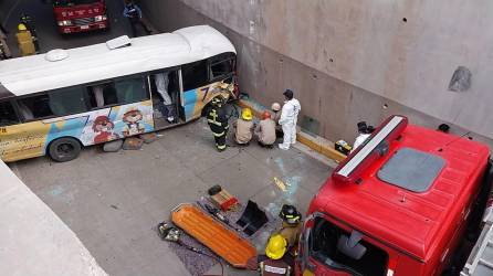 Edwin Antonio Amador perdió la vida al ser aplastado por el bus que conducía en el bulevar Suyapa de Tegucigalpa.