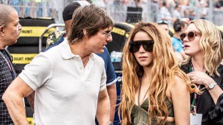 Tom Cruise y Shakira coincidieron en un evento hace unas semanas.