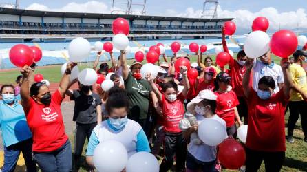 <b><span class=mln_uppercase_mln>Participación.</span></b> La Prensa le donará las inscripciones de la Maratón a los niños de las Olimpiadas Especiales Honduras.