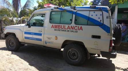 Ambulancia propiedad del Estado de Honduras para atender emergencias | Fotografía de archivo