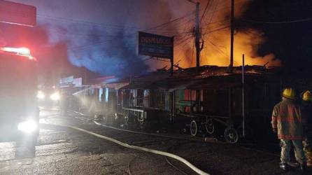 Un pavoroso incendio se registró en horas de la madrugada de este jueves en un reconocido mercado de Choluteca, zona sur de Honduras.