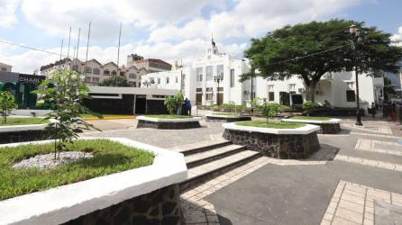 Así quedó el parque central de SPS que será abierto al público mañana luego de l mantenimiento realizado