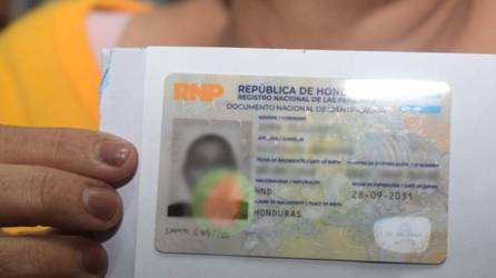 El Documento Nacional de Identificación para hondureños.
