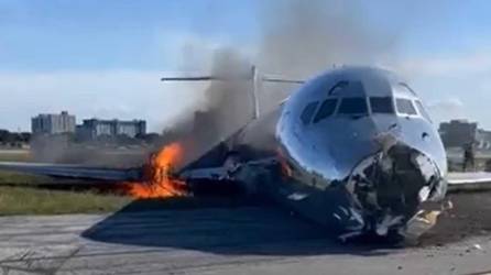 La aeronave donde había un total de 126 personas a bordo pertenecía a la aerolínea RedAir.