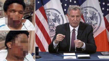 El alcalde de Nueva York, Bill de Blasio, instó este jueves a la Policía a obtener 'resultados pronto' en la investigación. Foto/Redes