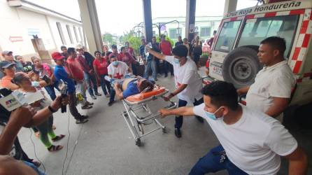 Al Hospital de Occidente de Santa Rosa de Copán, llegan a diario entre 3 y 5 lesionados en accidentes viales.