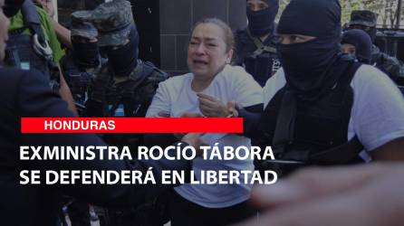 Exministra Rocío Tábora se defenderá en libertad