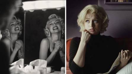 La cubana Ana de Armas da vida a Marilyn Monroe.