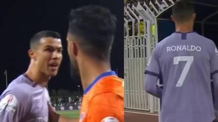 Video: Cristiano enfurece con sus rivales tras empate del Al Nassr