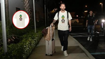 La camisa de Lionel Messi fue diseñada por el japonés Nigo.