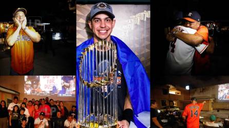 Mira las emotivas imágenes de la manera en que festejaron los familiares y amistades de Mauricio Dubón luego que el beisbolista hizo historia al conquistar con los Astros la Serie Mundial.