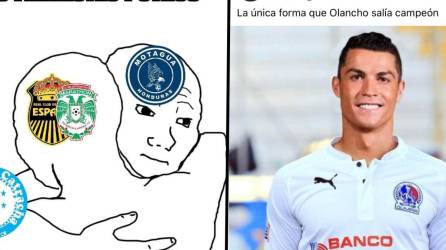 Estos son los memes que dejó la gran final del fútbol hondureño entre el Olimpia y el Olancho FC.