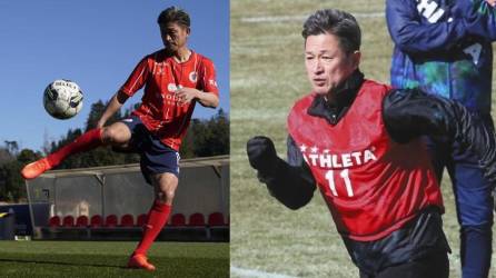 Dicen que la edad es solo un número y el futbolista japonés, Kazuyoshi Miura, lo demostró este sábado debutando a sus 56 años ante un equipo de un legionario catracho.