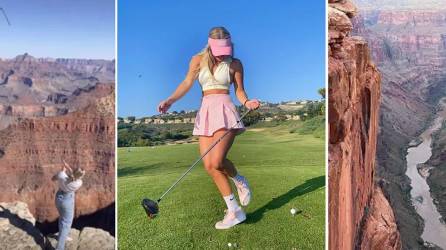 A la influencer y golfista Katie Sigmond, con casi siete millones de seguidores en Tik Tok, le puede salir muy caro su último atrevimiento.