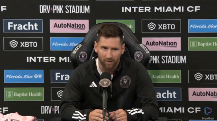 Lionel Messi durante la entrevista con el programa de streaming “Olga”.
