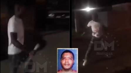 Video: Hombre amenaza con machete a policías, ese mismo día apareció muerto