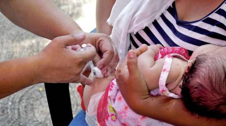 En Cortés la meta es vacunar a 116,740 niños contra el sarampión, rubéola y paperas y en San Pedro Sula a 87,716.