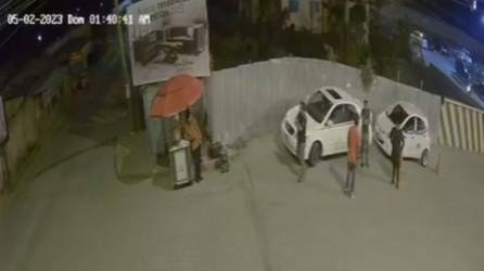 VIDEO: Furioso cliente tirotea a dos taxistas en Siguatepeque