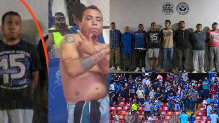 Diez hombres fueron detenidos como presuntos responsables de los incidentes violentos que dejaron 26 heridos en el duelo del pasado sábado entre Querétaro - Atlas. Tras la detención de los individuos, se han identificado el rostro y nombres de los involucrados.