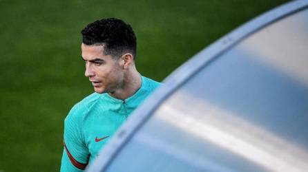 CR7 es el referente en la zona ofensiva de Portugal. Foto AFP.