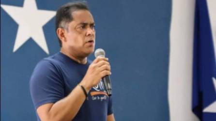 Rolando (Rolin) Mauricio Peña precandidato a alcaldía de San Pedro Sula en el movimiento 'Unidad y Esperanza' que encabezado por Nasry Asfura.