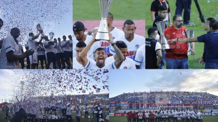 El Olimpia presumió sus Ligas Concacaf ante su eterno rival Motagua en el duelo realizado en el estadio Morazán.