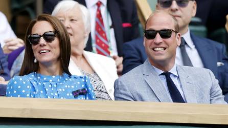 El príncipe William y la princesa de Gales, Kate Middleton en una foto de archivo.