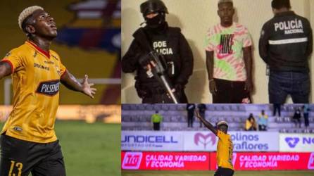 El goleador ecuatoriano Gabriel Cortéz pasó de la noche a la mañana de brillar en las canchas a estar arrestado tras ser vinculado a una banda de sicarios.