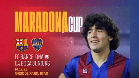 Barcelona y Boca Juniors le rendirán homenaje a Diego Maradona.