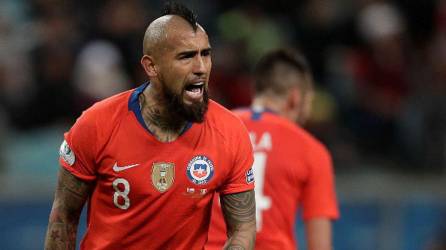 Arturo Vidal, mediocampista de la Selección de Chile.