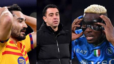 Las imágenes más curiosas que dejó el 1-1 entre Napoli y Barcelona por la ida de octavos de final de la UEFA Champions League.