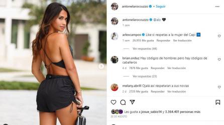 Antonela Roccuzzo, esposa del capitán de la Selección de Fútbol de Argentina, Lionel Messi, es una ‘influencer’ muy activa en sus redes sociales, principalmente en Instagram, donde acumula más de 38 millones de seguidores.