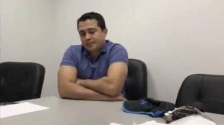 El video publicado en redes sociales muestra al exdiputado hondureño tony Hernández rindiendo declaración ante agentes de la DEA.
