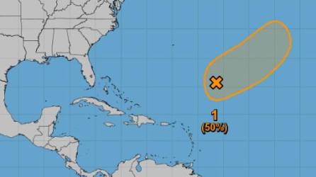 La tormenta tropical puede formarse en las próximas 48 horas en el Atlántico.
