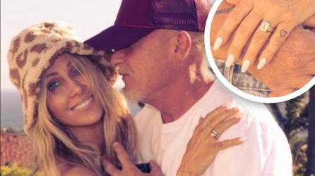 Tish Cyrus y el actor Dominic Purcell se van a casar.