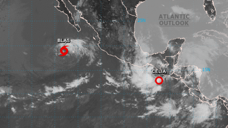 Los remanentes de esta depresión tropical también afectan a Honduras, según los pronósticos de la estatal Copeco.