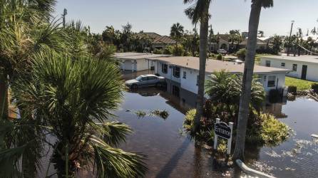 Fotografía de archivo de los estragos del huracán Ian en Fort Myers, Florida (EE.UU.). EFE/Tannen Maury